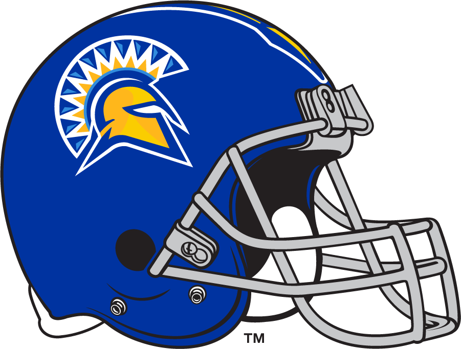 San Jose State Spartans 2014-2018 Helmet Logo diy DTF decal sticker